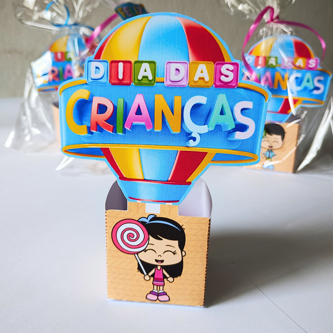 caixa Balão dia das Crianças
