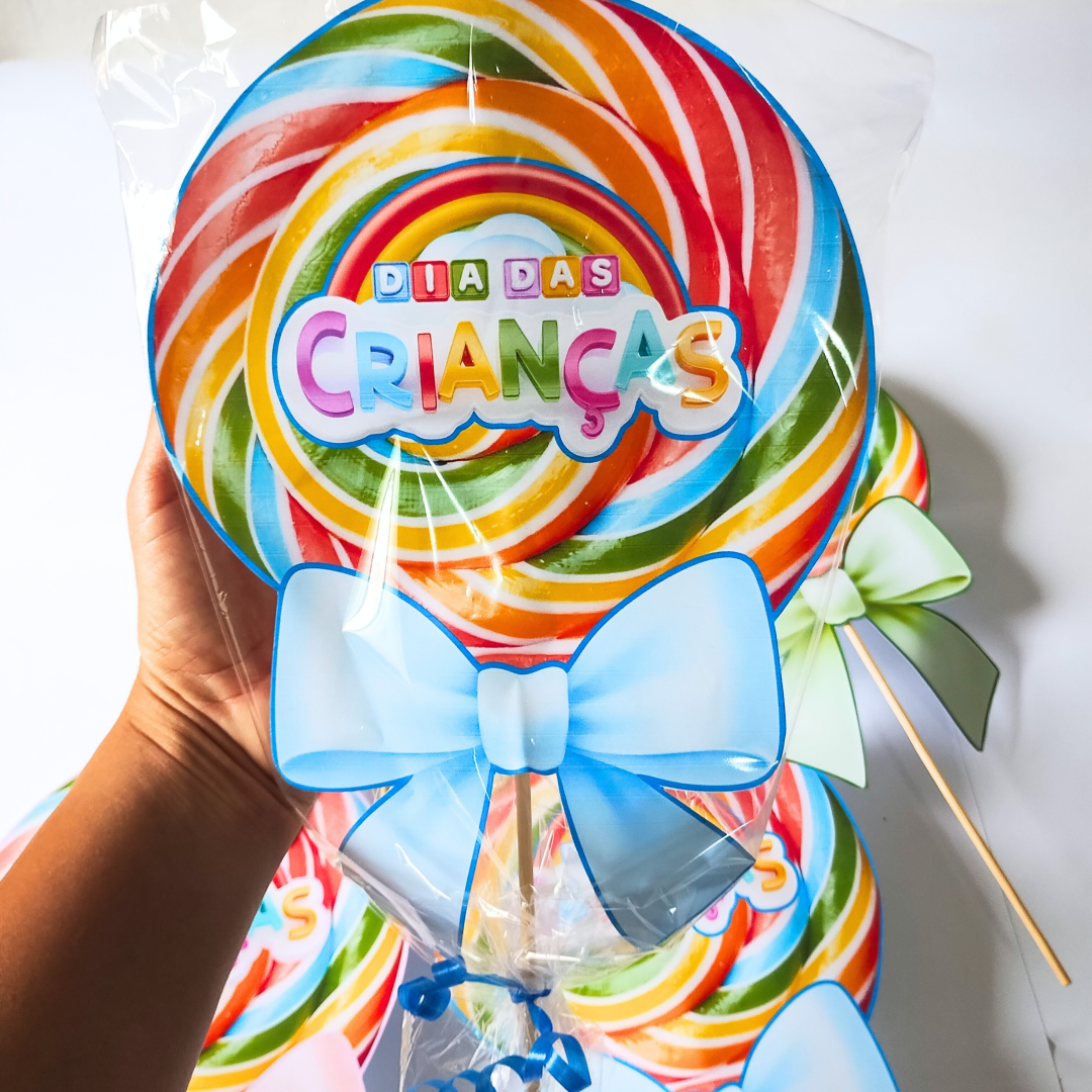 LEMBRANCINHA PIRULITO GIGANTE Dia das Crianças