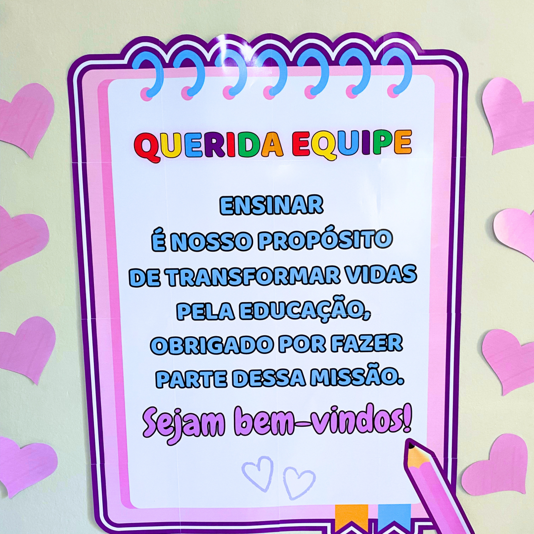 Bem-Vinda equipe