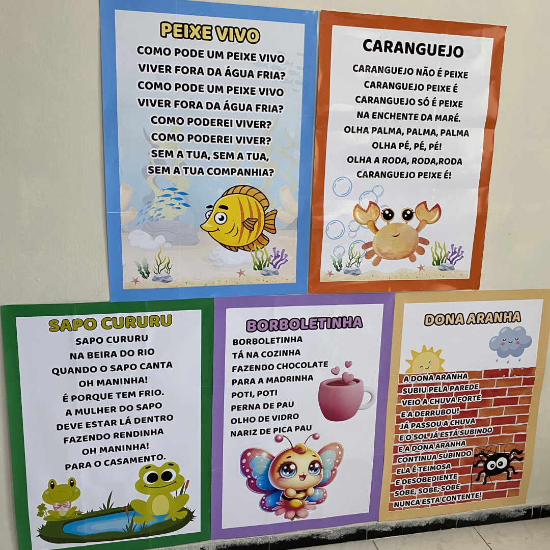 Painéis de canções infantis
