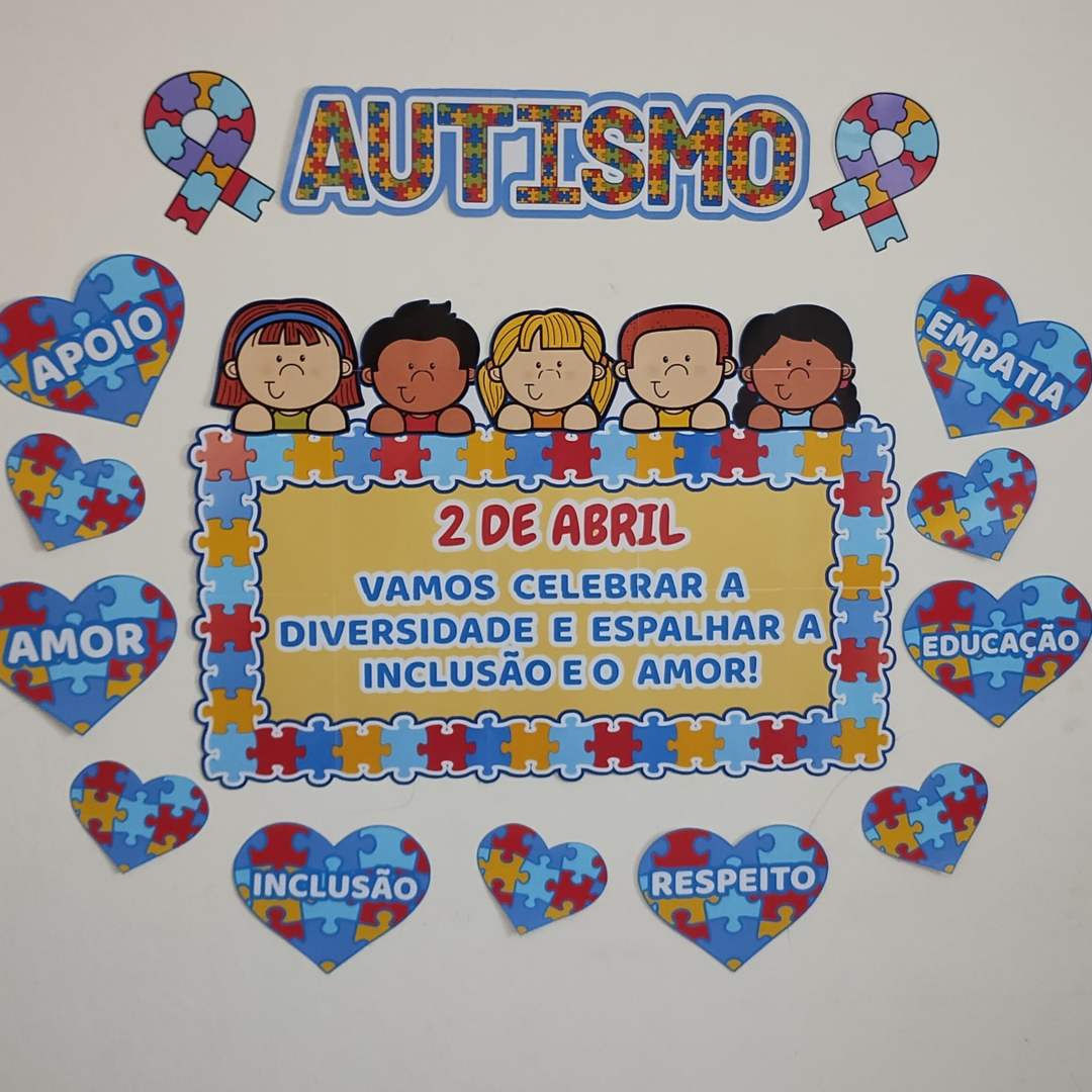 Painel conscientização do Autismo