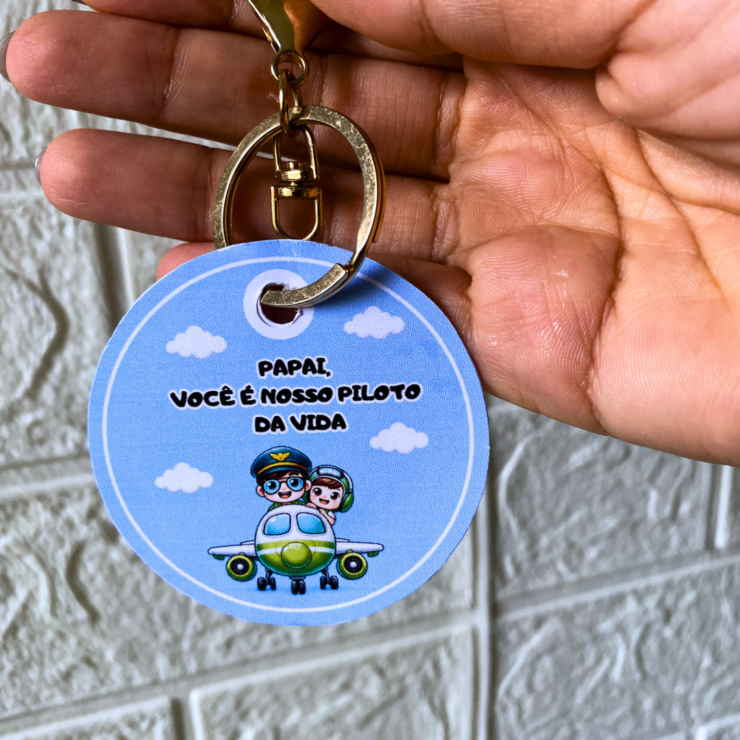 Tags para chaveiro Dia dos Pais